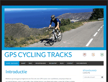 Tablet Screenshot of gpscyclingtracks.net